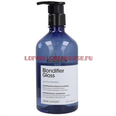 Loreal Blondifier Gloss shampoo шампунь 500 мл