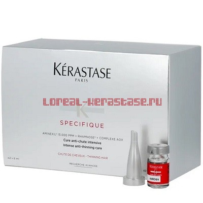 Kerastase Specifique Aminexil GL M® Аминексил Массаж-Уход от выпадения 42 х 6 мл
