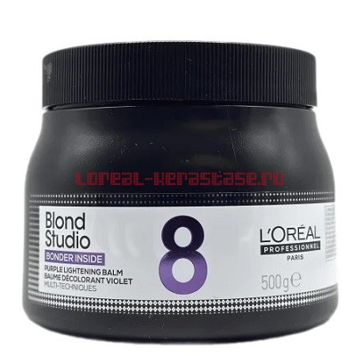 Loreal Blond Studio 8 Purple Lightening Balm Bonder Inside 500 .